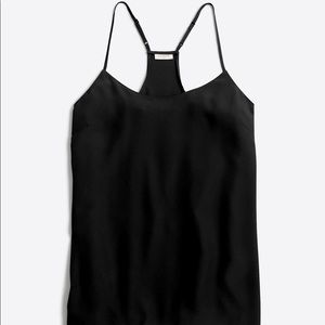 J.Crew Black Silk Camisole